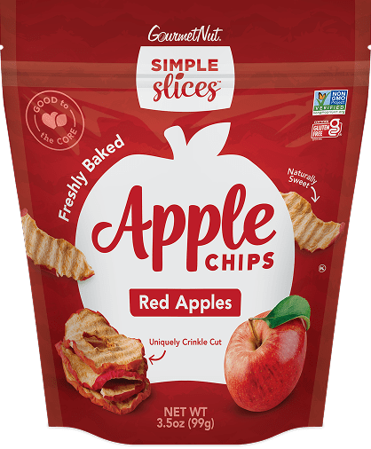 Simple Slices Apple Chips packaging