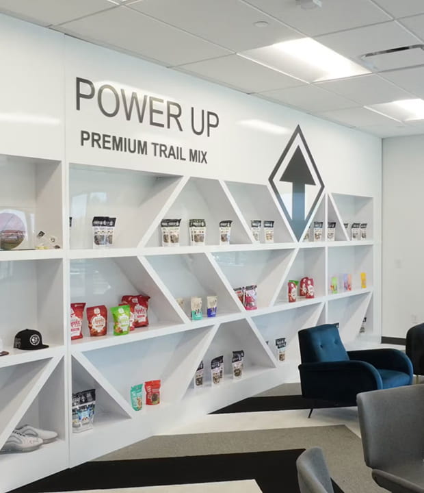 Inside Gourmet Nut offices